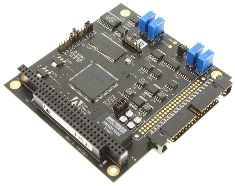 Apex Embedded Systems LLC Releases Updated STX104 16-bit Analog I/O with One Million Sample FIFO PC/104 Module