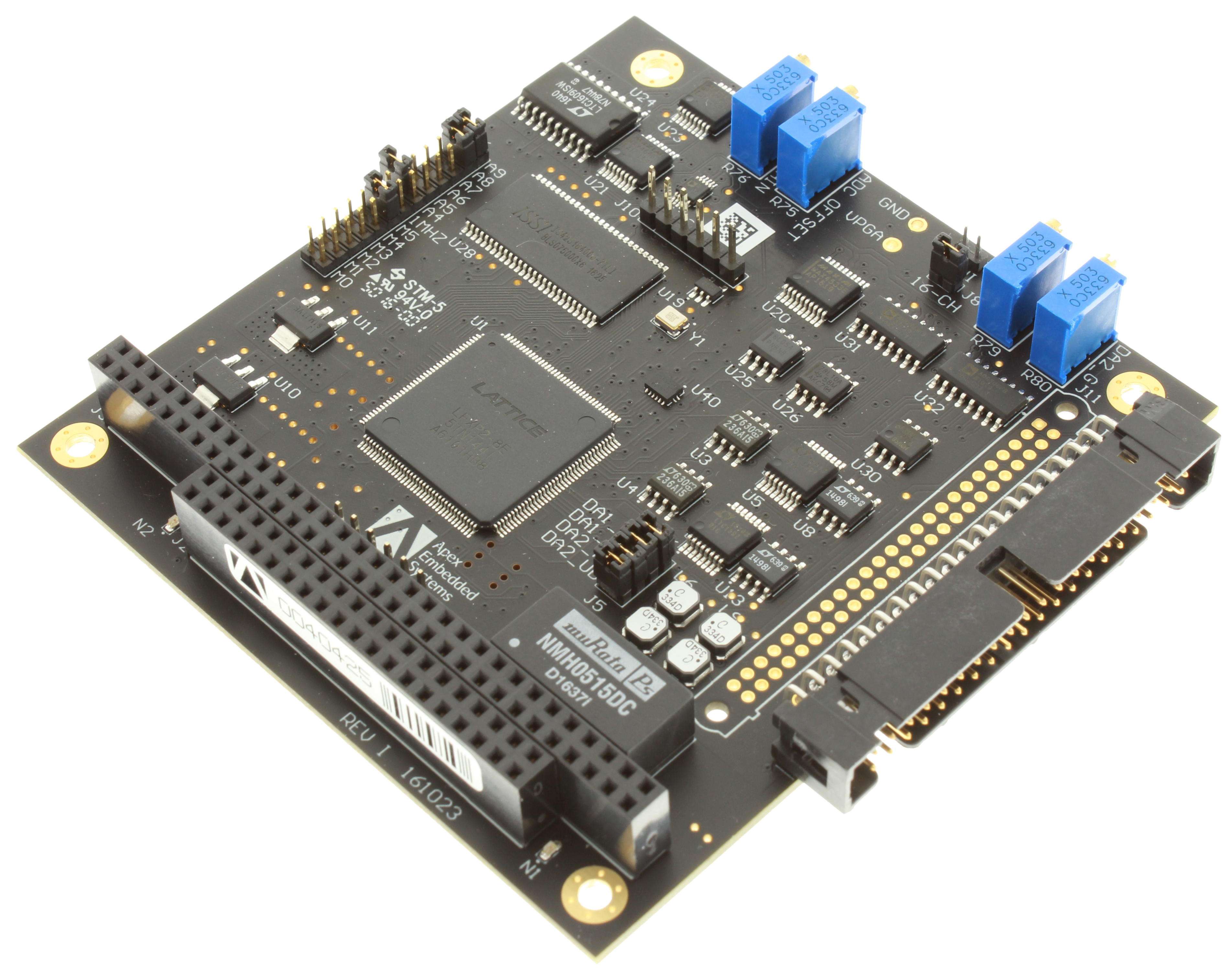 Apex Embedded Systems LLC Releases Updated STX104 16-bit Analog I/O with One Million Sample FIFO PC/104 Module